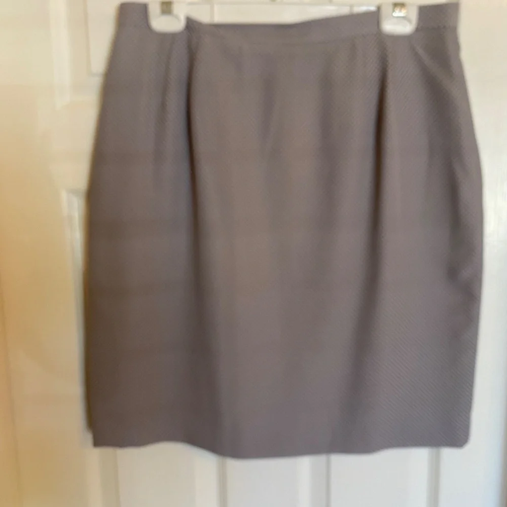 Reflections (Spieigal) Suit, Skirt Set, Gray, Size 14, EUC